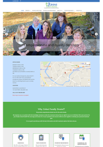 Zohni Family Dental Web Site
