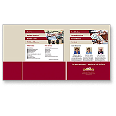 Millbury National Bank Presentation Folder with Step Sheets