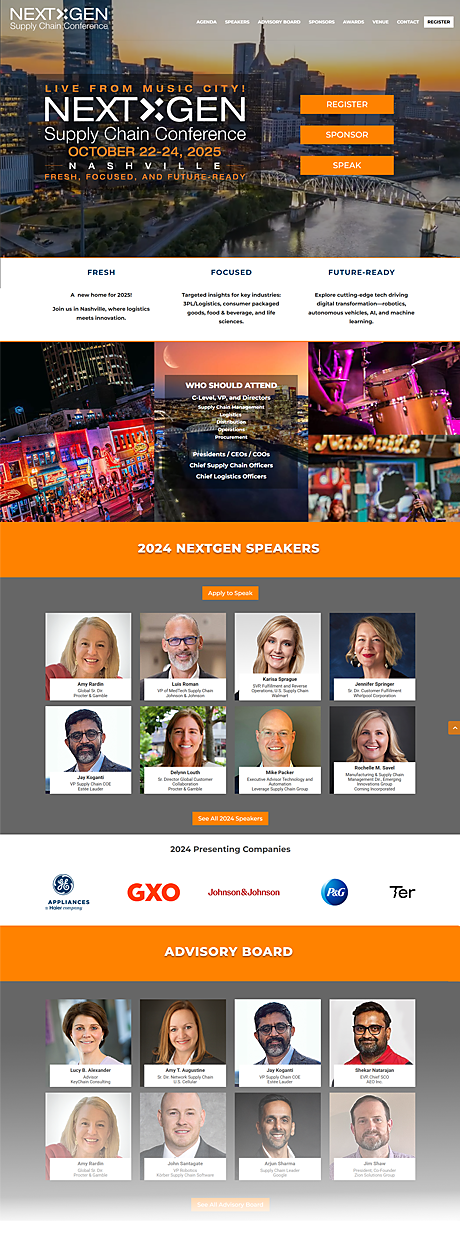 NextGen Supply Chain Conference NextGen Supply Chain Conference